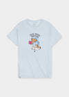 T-shirt "Garfield: Monday Mood" - ice blue