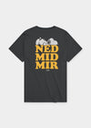 T-shirt "Peanuts: Ned mid mir" - dark gray