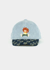 Cap "Pumuckl laughs" - light blue (toddlers)