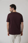 T-shirt "Pumuckl Edelweiss" - maroon