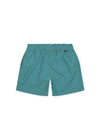 Swim trunks "Pumuckl surfs" - grey-blue