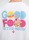 T-shirt "SpongeBob: Patrick, Food Mood" - white