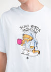 T-shirt "Garfield: Monday Mood" - ice blue