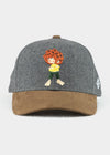 Cap "Grantig by nature" - dark gray (kids curved), v2