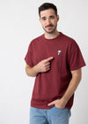 T-shirt "Peanuts: Cheers; Snoopy" - dark red