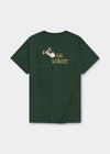 T-shirt "Peanuts: Well, Merce" - dark green