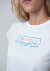 "Absolutely gorgeous" T-shirt - white